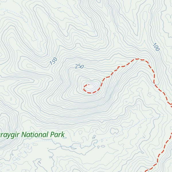Map of Clarence Peak