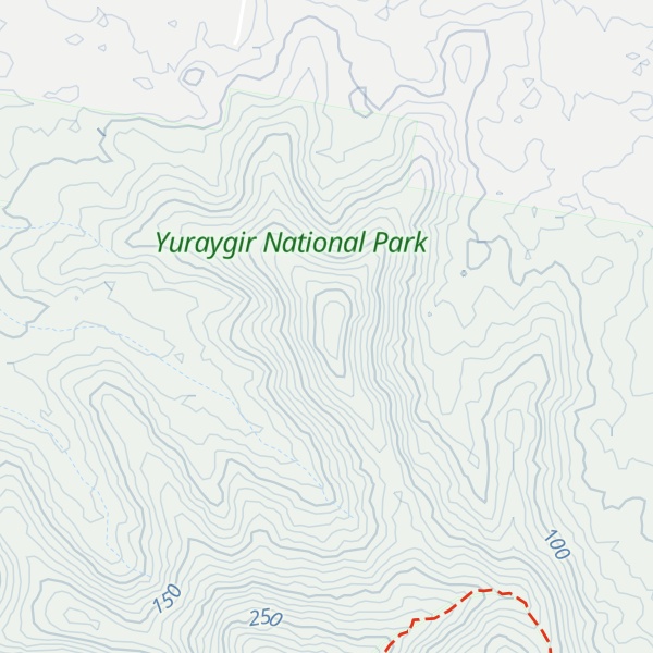 Map of Little Clarence Peak