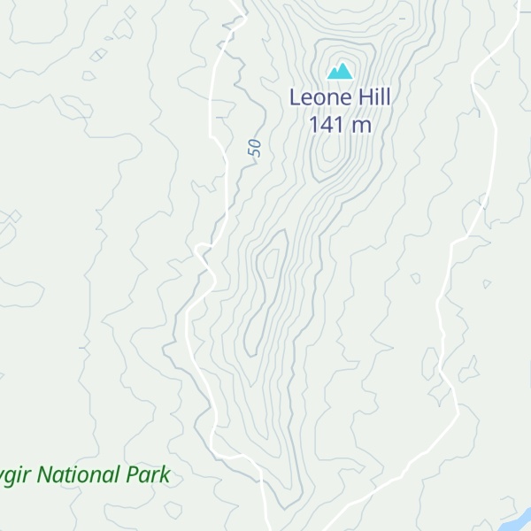 Map of Bees Nest Hill