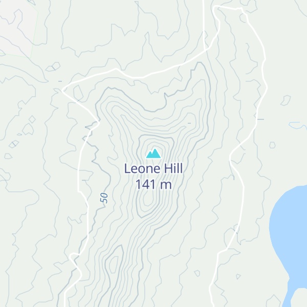 Map of Leone Hill