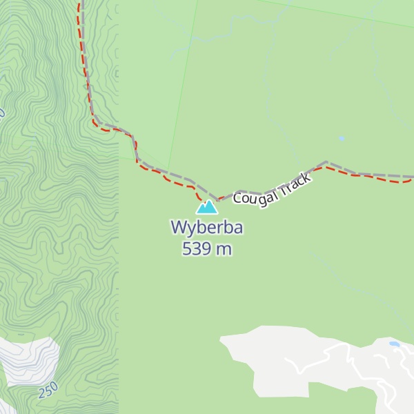 Map of Wyberba