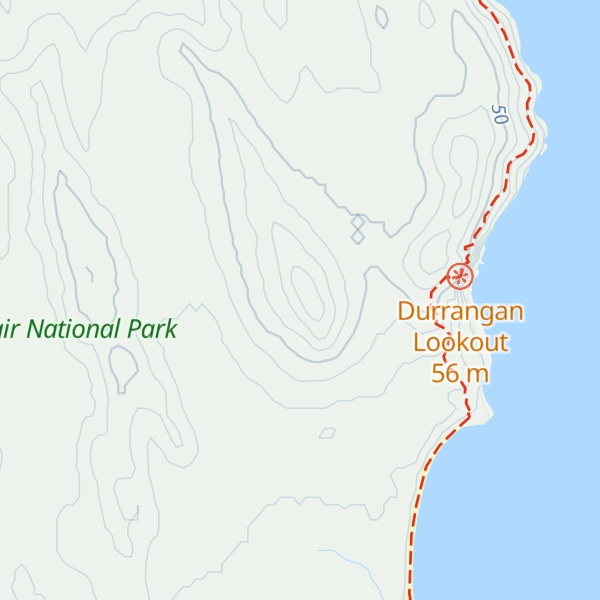 Map of Cassons Knob