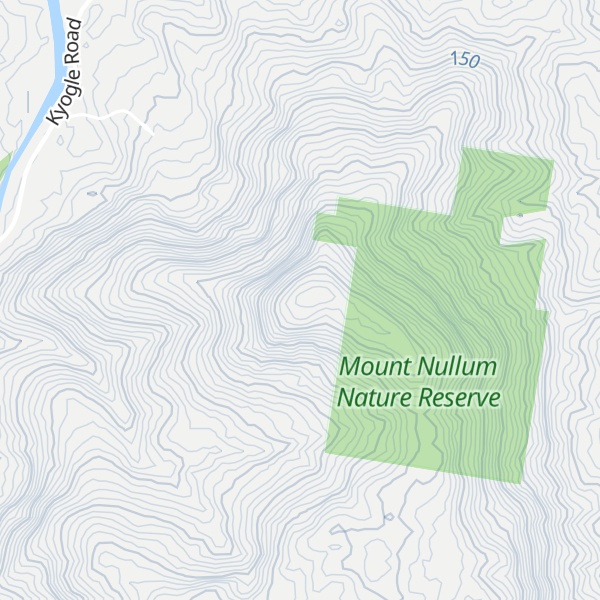 Map of Mount Nullum