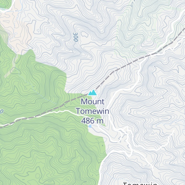 Map of Mount Tomewin