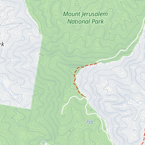 Map of Mount Chowan
