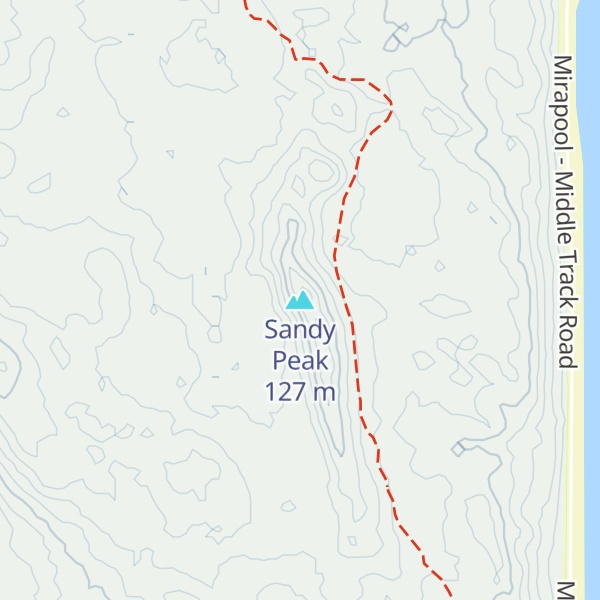 Map of Sandy Peak