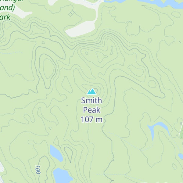 Map of Smith Peak
