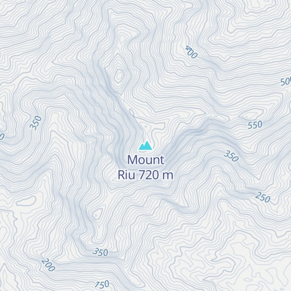 Map of Mount Riu