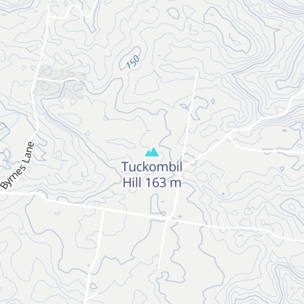 Map of Tuckombil Hill