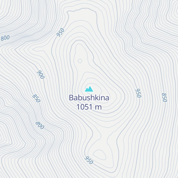 Map of Babushkina