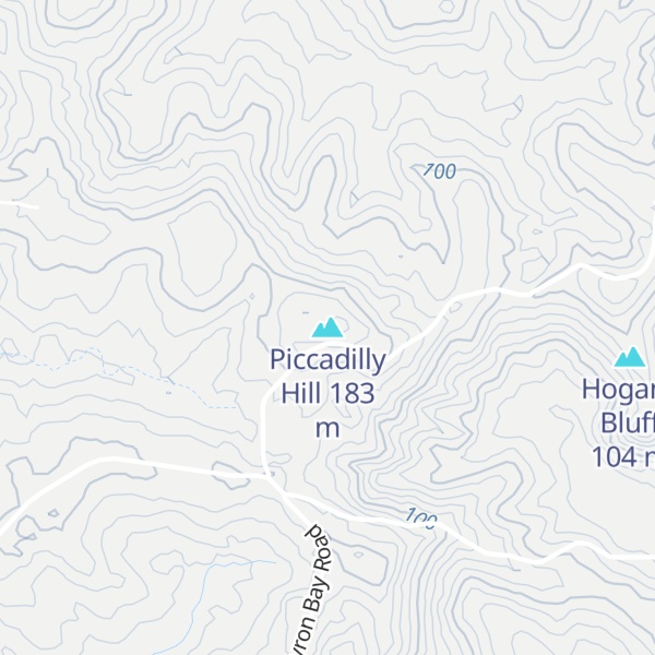 Map of Piccadilly Hill