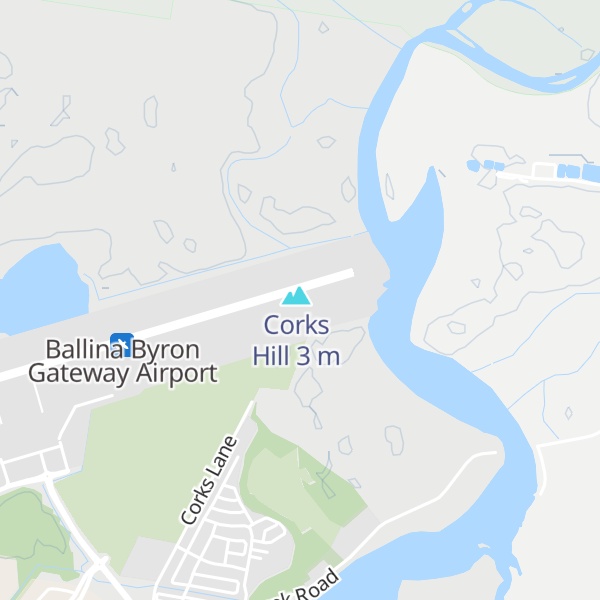 Map of Corks Place