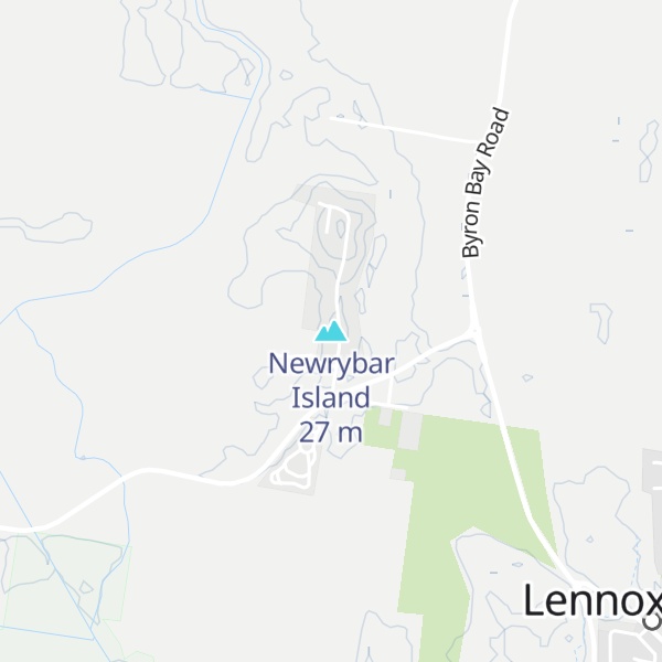 Map of Newrybar Island
