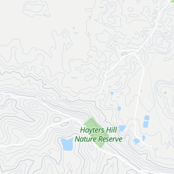 Map of Hayters Hill