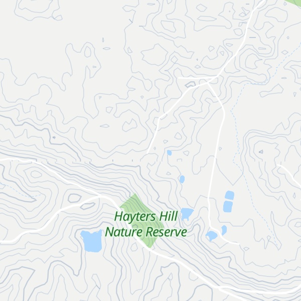 Map of Hayter Hill