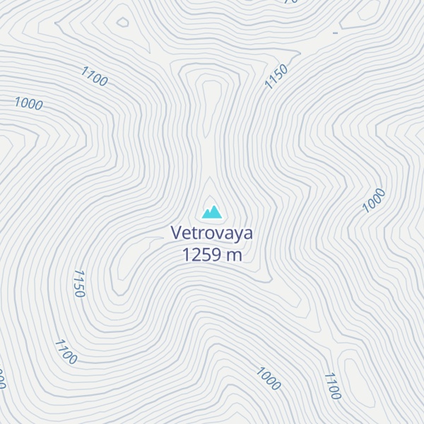 Map of Vetrovaya