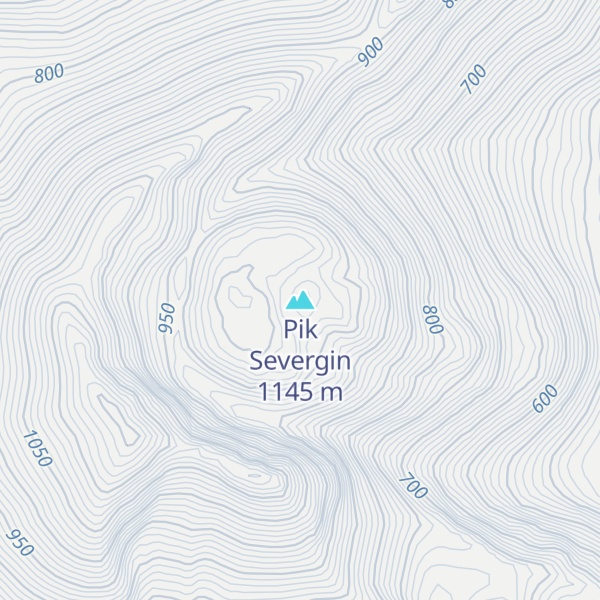 Map of Pik Severgin