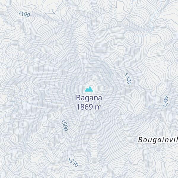 Map of Bagana