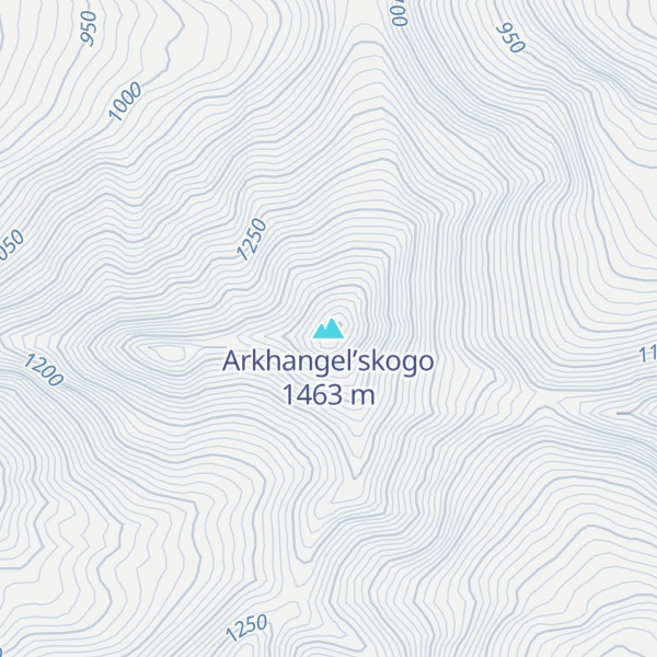 Map of Arkhangel’skogo