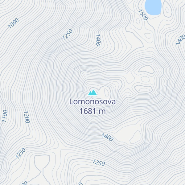 Map of Lomonosova