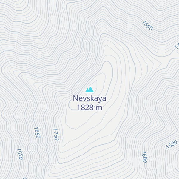 Map of Nevskaya