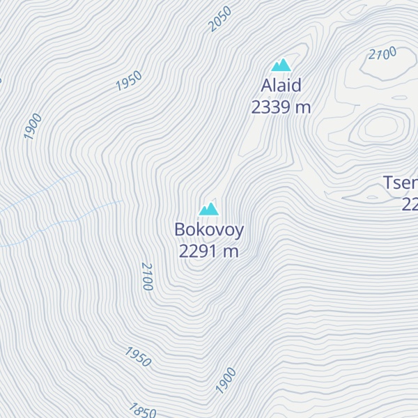 Map of Bokovoy