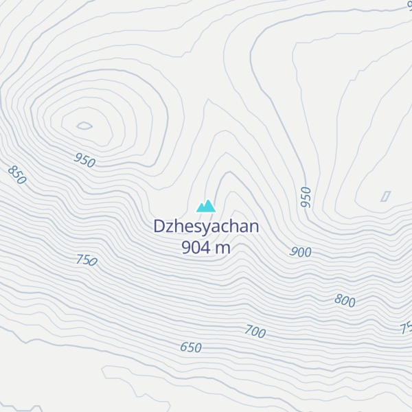 Map of Dzhesyachan