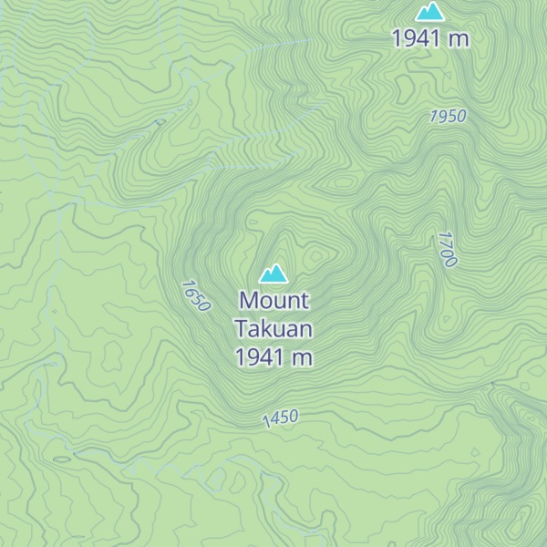 Map of Mount Takuan