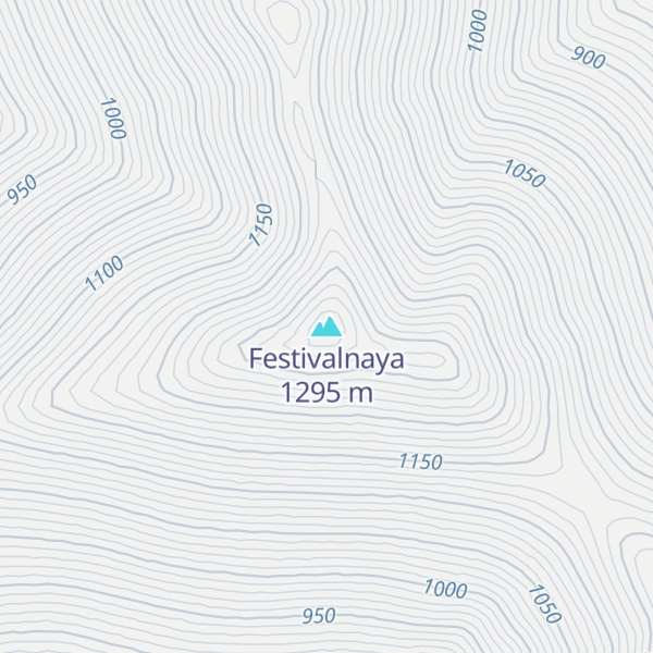 Map of Festivalnaya