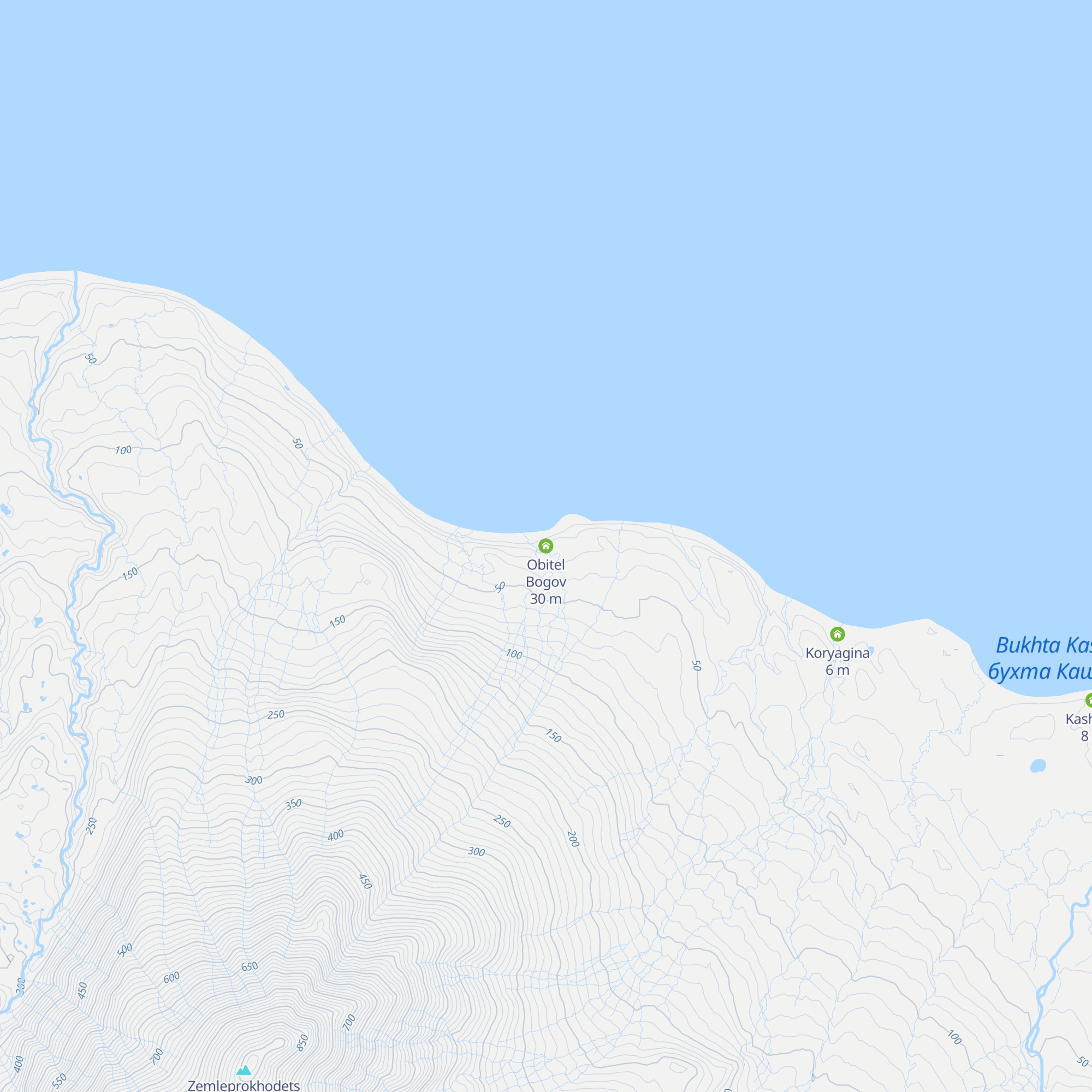 Obitel Bogov map