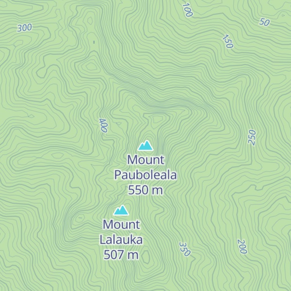 Map of Mount Pauboleala