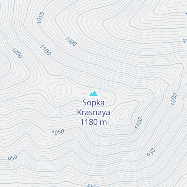 Map of Sopka Krasnaya