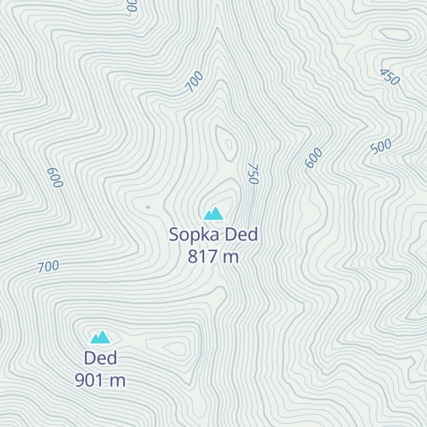 Map of Sopka Ded
