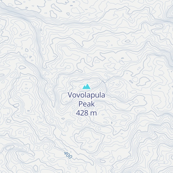 Map of Vovolapula Peak