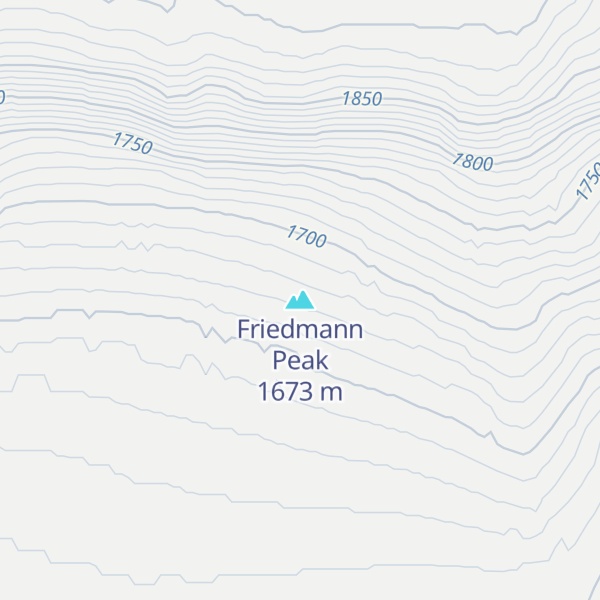 Map of Friedmann Peak