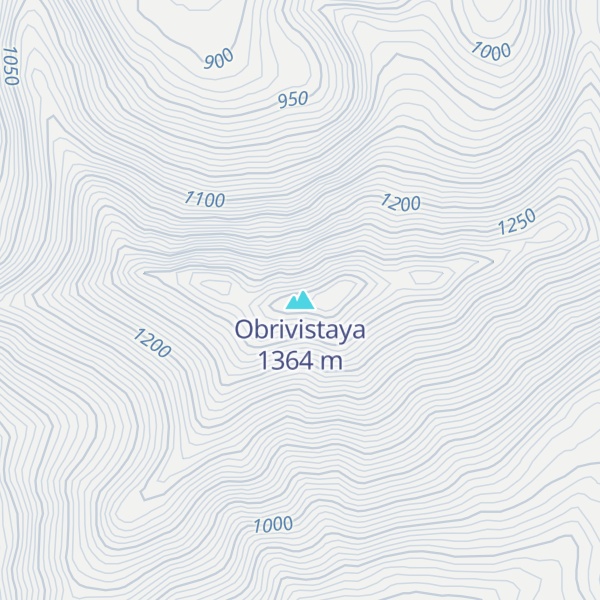 Map of Obrivistaya