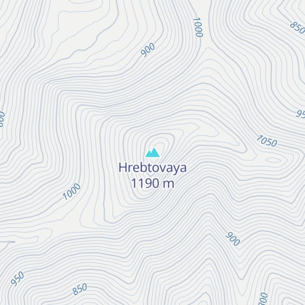Map of Hrebtovaya