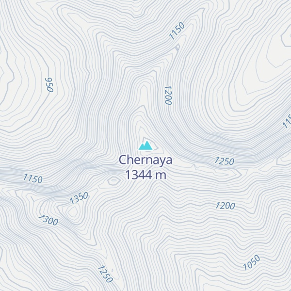 Map of Chernaya
