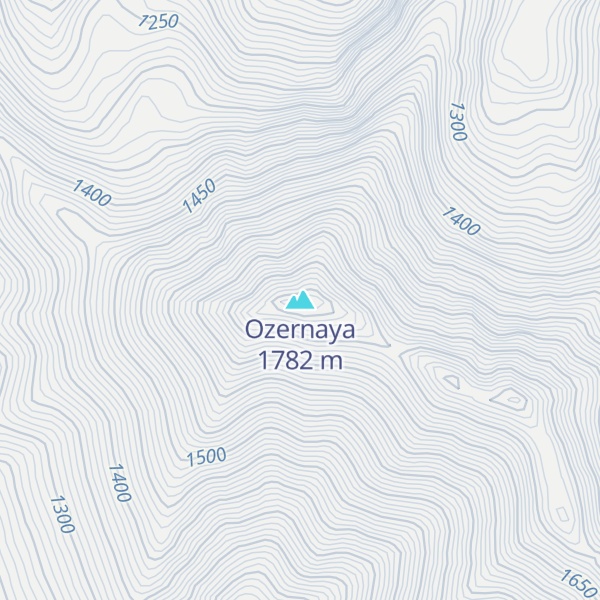 Map of Ozernaya