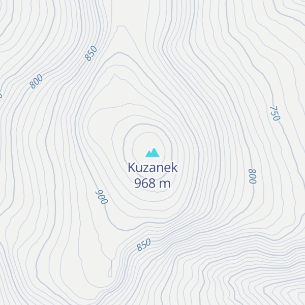 Map of Kuzanek