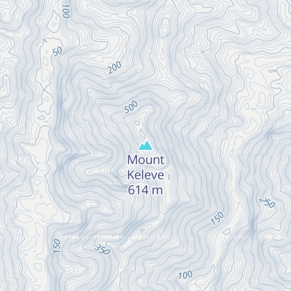 Map of Mount Keleve