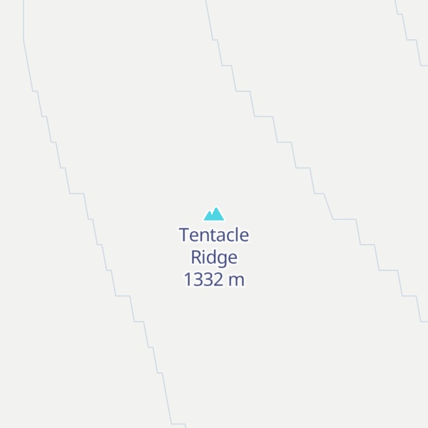 Map of Tentacle Ridge