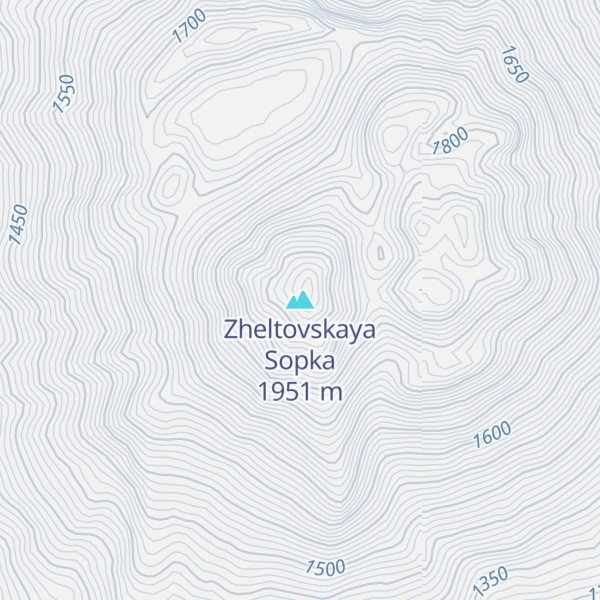 Map of Zheltovskaya Sopka