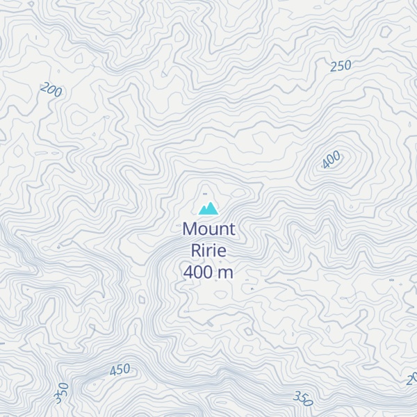 Map of Mount Ririe