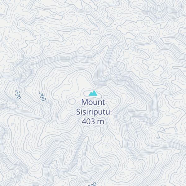 Map of Mount Sisiriputu