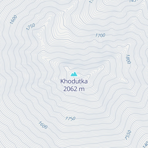 Map of Khodutka