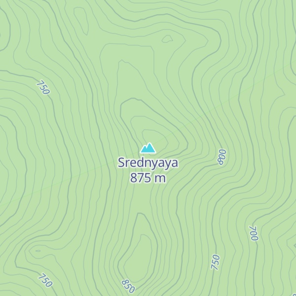 Map of Srednyaya