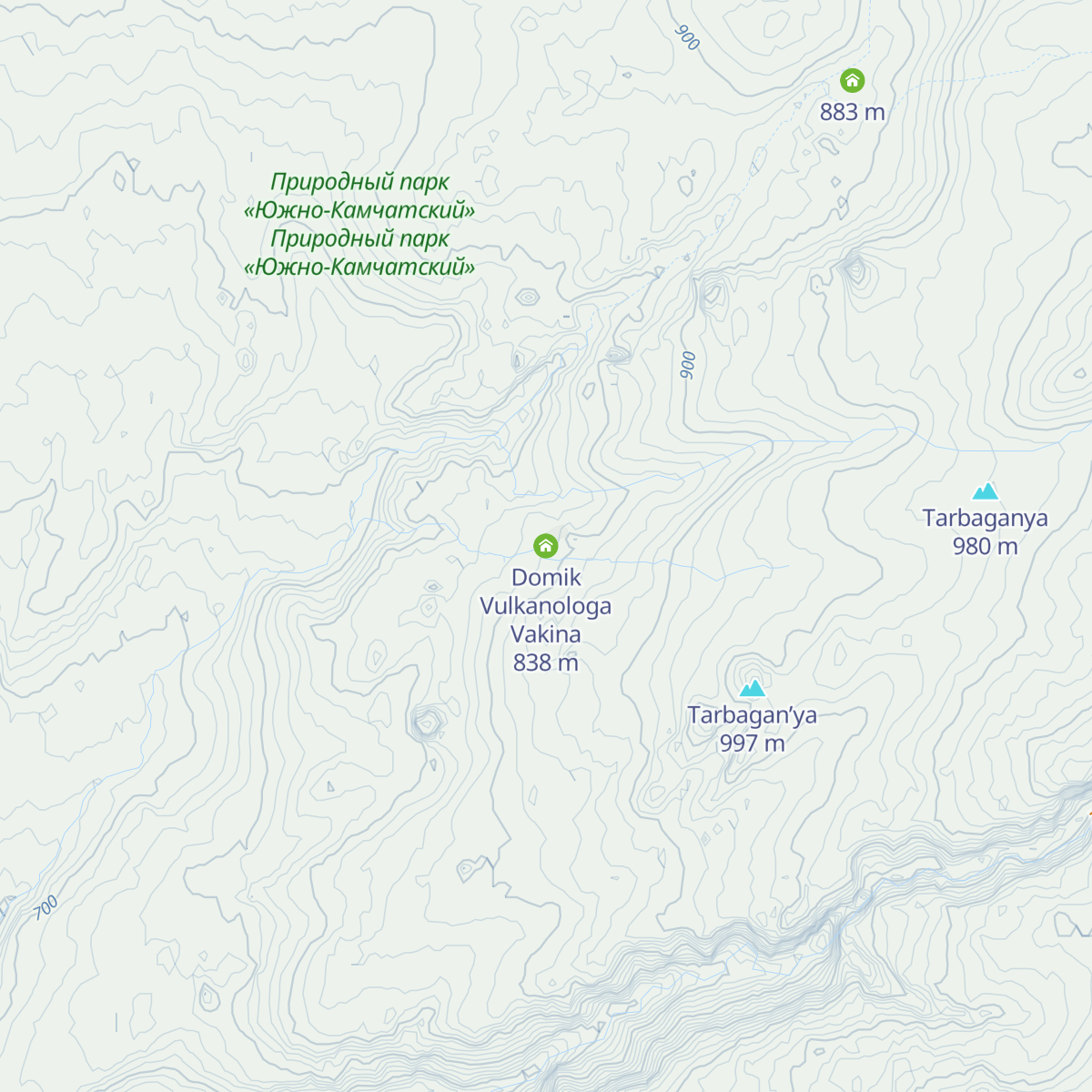 Domik Vulkanologa Vakina map