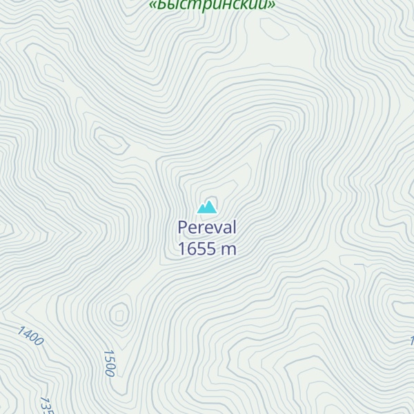 Map of Pereval