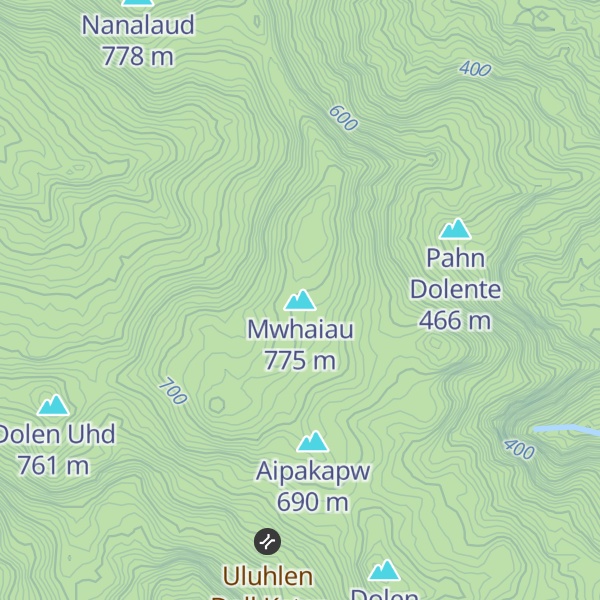 Map of Mwhaiau